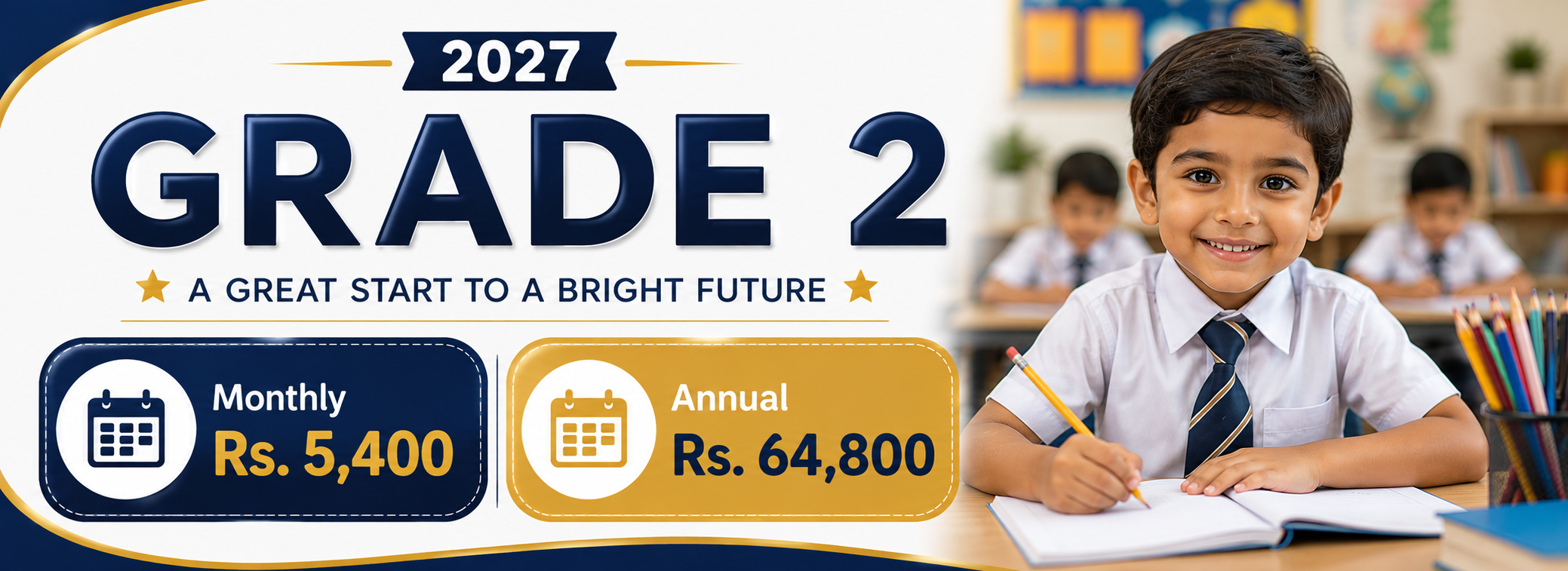 Grade 2 banner